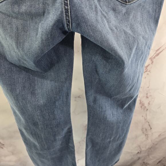 Frame Jeans Womens 30 Le Crop Mini Boot Light High Rise Denim Clearwater Organic - Picture 7 of 13